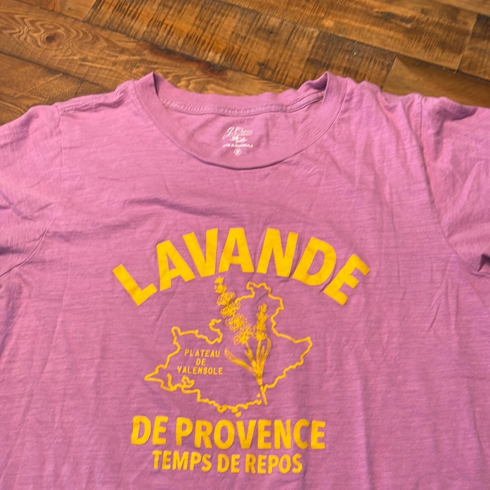 JCREW tshirt size medium lilac purple